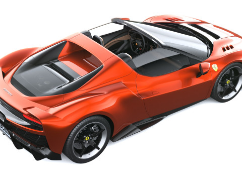 Ferrari 296 Özel A 2026 3D Model