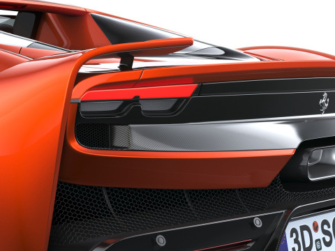 Ferrari 296 Özel A 2026 3D Model