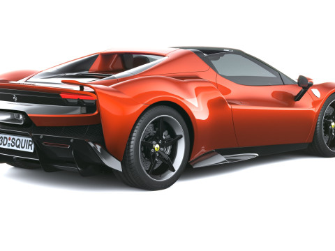 Ferrari 296 Özel A 2026 3D Model