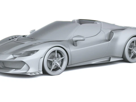 Ferrari 296 Speciale A 2026 3D Model