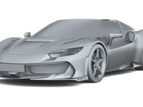 Ferrari 296 Speciale A 2026 3D Model