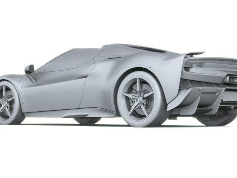 Ferrari 296 Speciale A 2026 3D Model