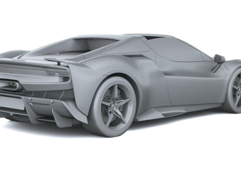 Ferrari 296 Özel A 2026 3D Model