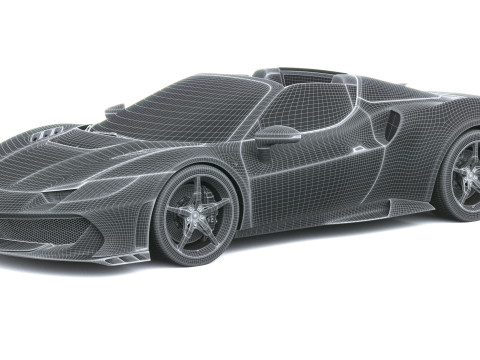 Ferrari 296 Özel A 2026 3D Model