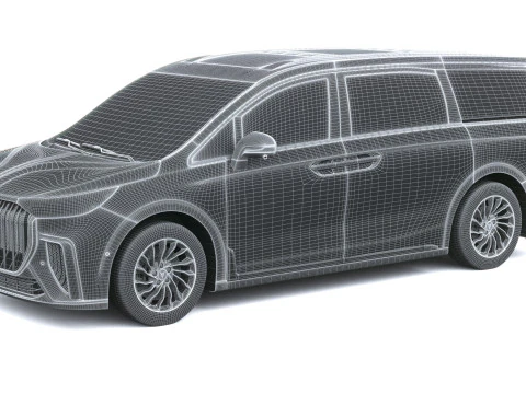 Voyah Dream 2022 3D Model