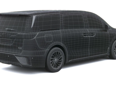 Voyah Dream 2022 3D Model
