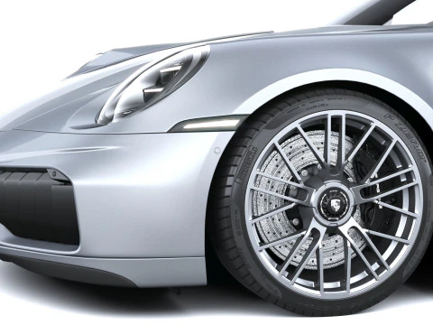 Porsche 911 Turbo S Cabrio 2026 3D Model