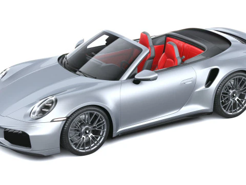 Porsche 911 Turbo S Cabrio 2026 3D Model