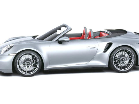 Porsche 911 Turbo S Cabrio 2026 3D Model