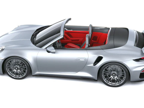 Porsche 911 Turbo S Cabrio 2026 3D Model
