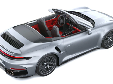 Porsche 911 Turbo S Cabrio 2026 3D Model