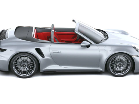 Porsche 911 Turbo S Cabrio 2026 3D Model