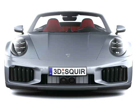 Porsche 911 Turbo S Cabrio 2026 3D Model