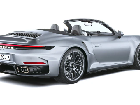Porsche 911 Turbo S Cabrio 2026 3D Model