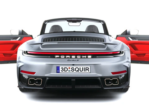 Porsche 911 Turbo S Cabrio 2026 3D Model