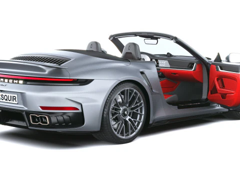 Porsche 911 Turbo S Cabrio 2026 3D Model