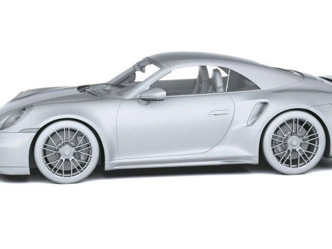 Porsche 911 Turbo S Cabrio 2026 3D Model