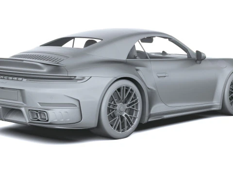 Porsche 911 Turbo S Cabrio 2026 3D Model