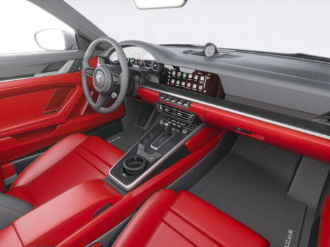 Porsche 911 Turbo S Cabrio 2026 3D Model