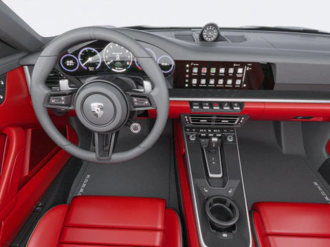 Porsche 911 Turbo S Cabrio 2026 3D Model