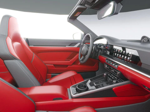 Porsche 911 Turbo S Cabrio 2026 3D Model