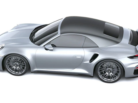 Porsche 911 Turbo S Cabrio 2026 3D Model