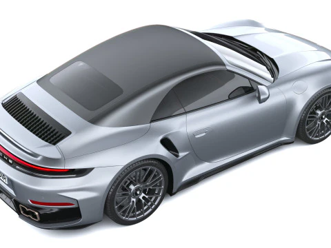 Porsche 911 Turbo S Cabrio 2026 3D Model