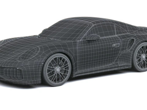 Porsche 911 Turbo S Cabrio 2026 3D Model