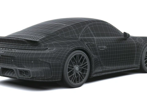 Porsche 911 Turbo S Cabrio 2026 3D Model