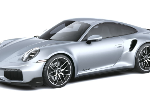 Porsche 911 Turbo S Coupé Aero 2026 Modello 3D