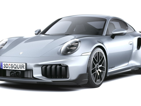 Porsche 911 Turbo S Coupé Aero 2026 Modelo 3D