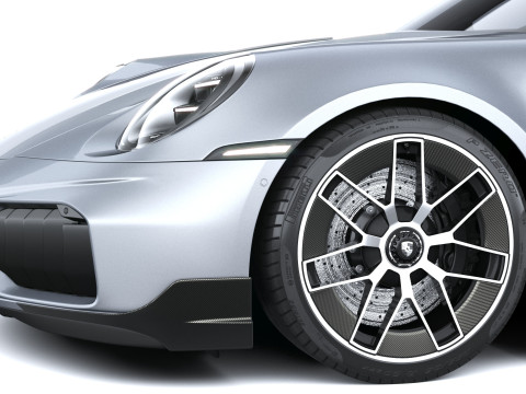 Porsche 911 Turbo S Coupé Aero 2026 Modelo 3D