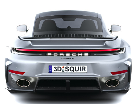 Porsche 911 Turbo S Coupé Aero 2026 Modelo 3D