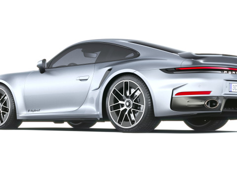 Porsche 911 Turbo S Coupé Aero 2026 Modelo 3D