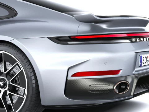 Porsche 911 Turbo S Coup&eacute; Aero 2026 Modelo 3D