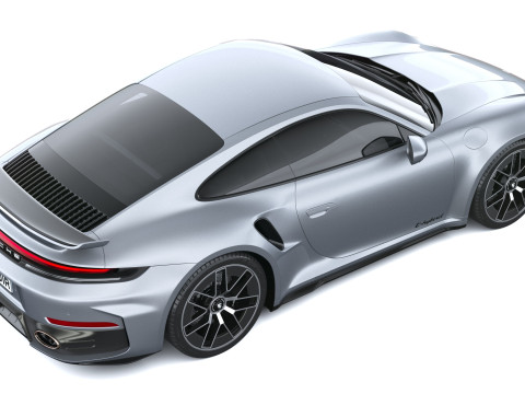 Porsche 911 Turbo S Coupé Aero 2026 Modelo 3D