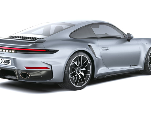 Porsche 911 Turbo S Coupé Aero 2026 Modelo 3D