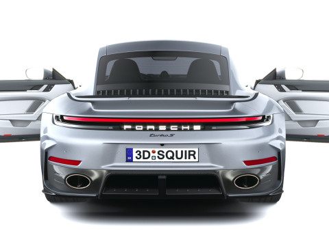 Porsche 911 Turbo S Coupé Aero 2026 Modelo 3D