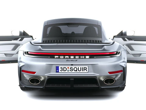 Porsche 911 Turbo S Coup&eacute; Aero 2026 Modelo 3D