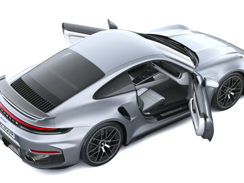 Porsche 911 Turbo S Coupé Aero 2026 Modelo 3D