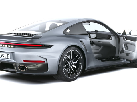 Porsche 911 Turbo S Coupé Aero 2026 Modelo 3D