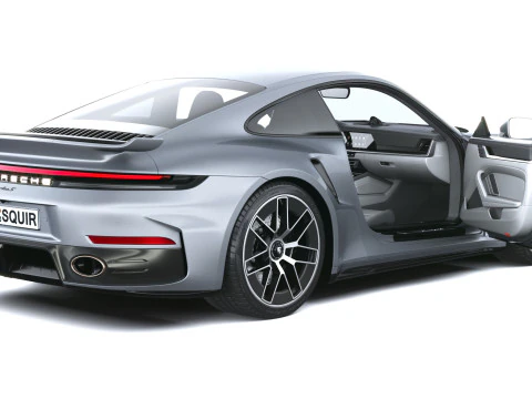 Porsche 911 Turbo S Coup&eacute; Aero 2026 Modelo 3D