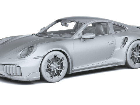 Porsche 911 Turbo S Coupé Aero 2026 Modelo 3D