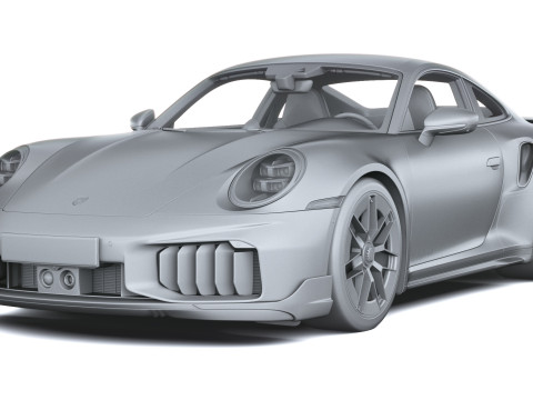 Porsche 911 Turbo S Coupé Aero 2026 Modelo 3D