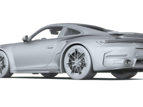 Porsche 911 Turbo S Coupé Aero 2026 Modelo 3D