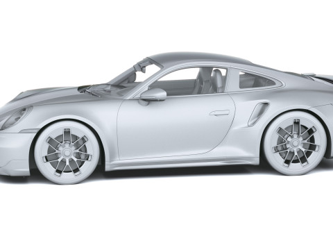Porsche 911 Turbo S Coupé Aero 2026 Modelo 3D