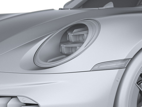 Porsche 911 Turbo S Coupé Aero 2026 Modelo 3D