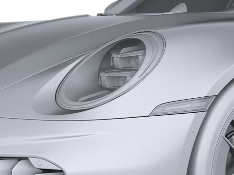 Porsche 911 Turbo S Coup&eacute; Aero 2026 Modelo 3D