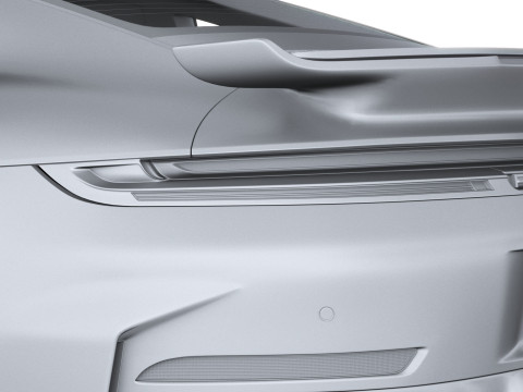 Porsche 911 Turbo S Coupé Aero 2026 Modelo 3D