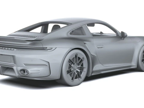 Porsche 911 Turbo S Coup&eacute; Aero 2026 Modelo 3D